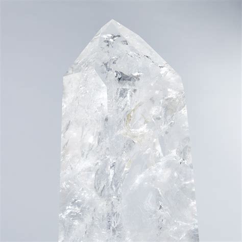 Large Clear Quartz Crystal Polished Point Crystalarium Touch Of Modern