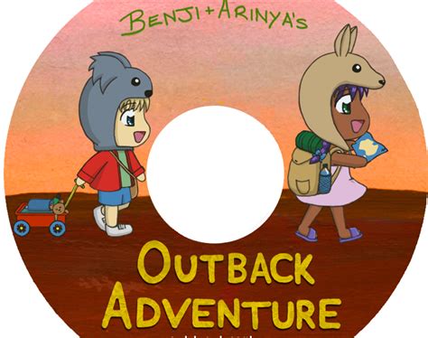 Ashleigh S Australian Anime Outback Adventures Disc Design