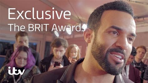 The Brit Awards 2017 Craig David Interview Itv Youtube