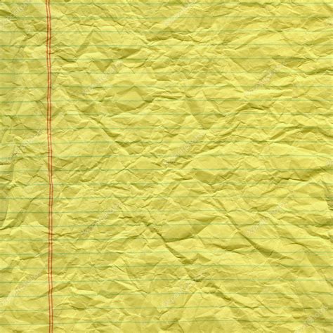 Crumpled Yellow Paper Texture — Stock Photo © Pixelsaway 2056232