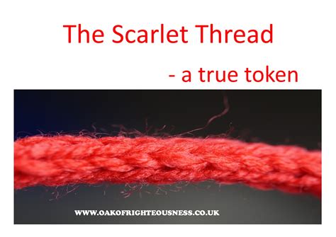 The Scarlet Thread A True Token Gcl