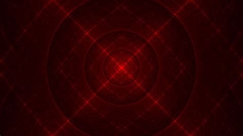 Download Wallpaper 1366x768 Fractal Circles Lines Red Glow Tablet