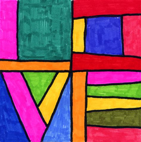 Simple line designs eymir mouldings co. LOVE Lines - Art Projects for Kids