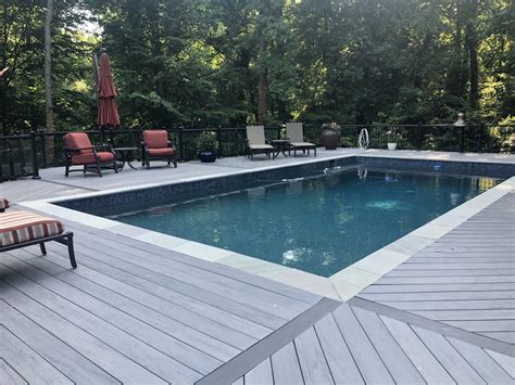 Project Of The Month Pool Deck In Annapolis Md Fence And Deck