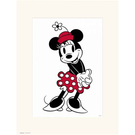 Art Print Cartel Offset Erik Disney Classic Minnie Mouse Welcome 30x40cm