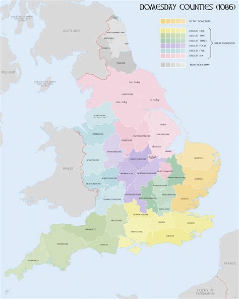 Map Of The Shires Of England Including Wales As They Stood At The