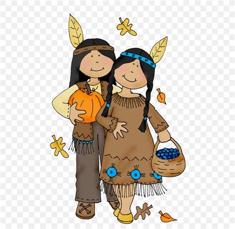 Native Americans And Pilgrims Clipart Black
