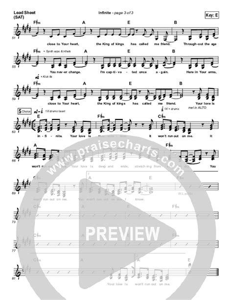 Infinite Sheet Music Pdf Jesus Culture Kim Walker Smith Praisecharts