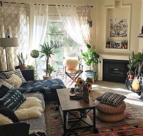Cool Cozy Apartment Decorating Ideas On A Budget 15 Boho Living Room