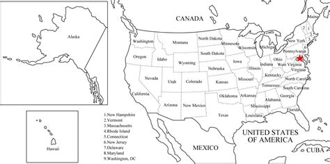 Mapa De Estados Unidos Con Nombres Capitales Estados Para Colorear My