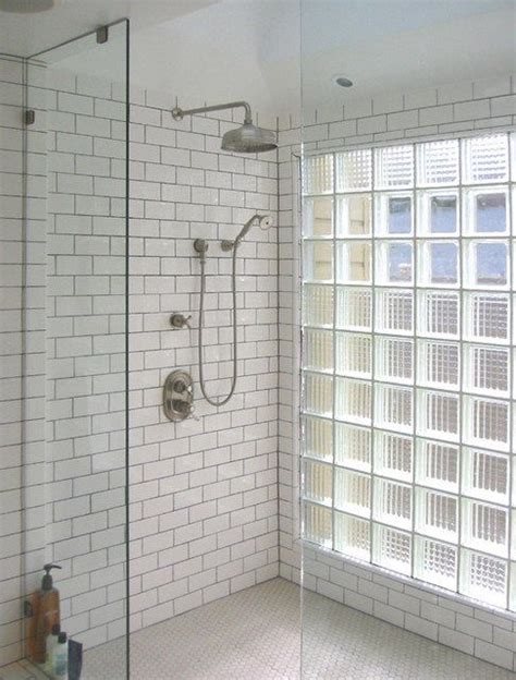 21 Charming Ideas Of Glass Block Windows To Enhance Your Home Decor Window In Shower Eclectic