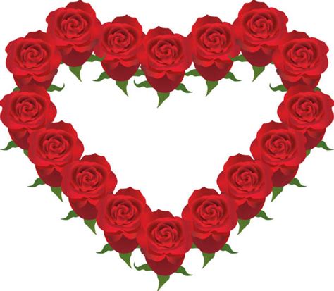 8400 Red Roses Heart Stock Illustrations Royalty Free Vector