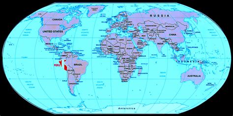 Saber Más De Perú ¿cuál Es La Ubicación Del Perú En El Mapa Del Mundo