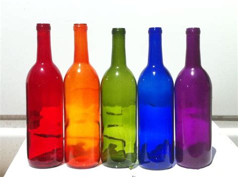 Rainbow Pack Of 5 Bottles For Bottle Trees By Bigcountryironworks