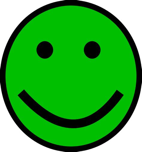 Green Smiley Face