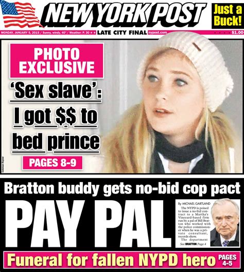 Ny Post Cover For Covers For January 5 2015 New York Post