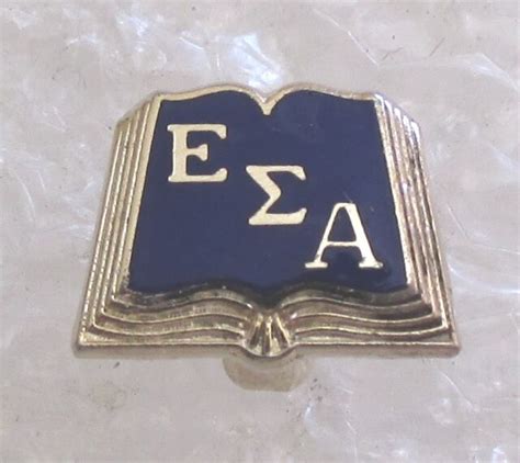 Epsilon Sigma Alpha International ΕΣΑ Fraternity Member Pin Ebay
