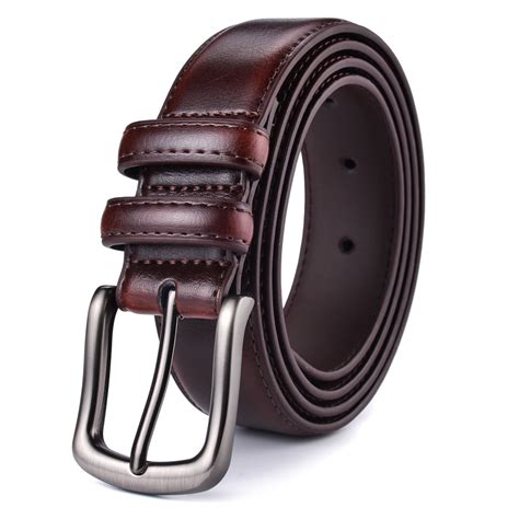 Xhtang Mens Belt Xhtang Genuine Leather Dress Belt Classic Casual 1