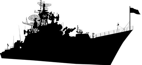 Battleship clipart black and white, Battleship black and ...