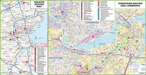Boston Area College Map