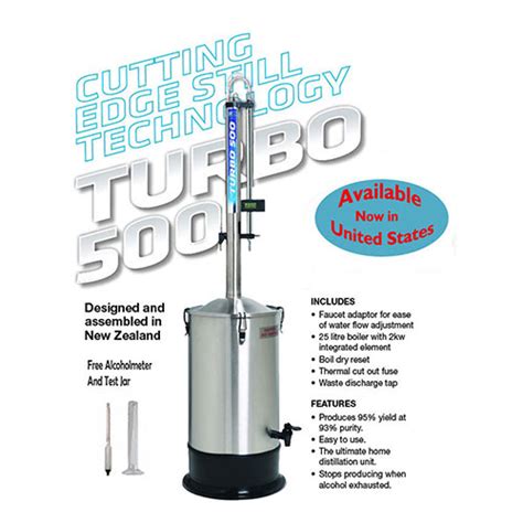 Turbo 500 Still T500 Distiller With Free Shipping Mile Hi Distilling