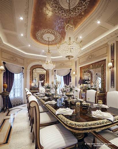 Mansion Luxury Qatar Interior Taher Behance
