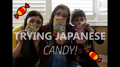 Trying Japanese Candy Youtube