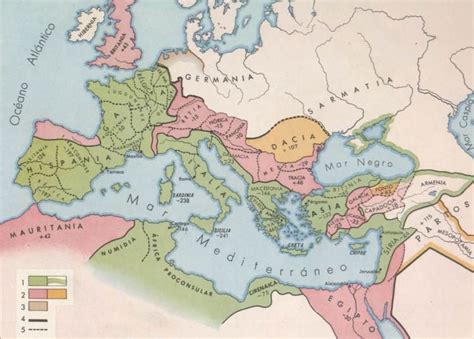 Mapa Del Imperio Romano