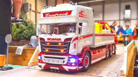 Most Realistic Rc Model Trucks In Action Scania Rc Scale Truck