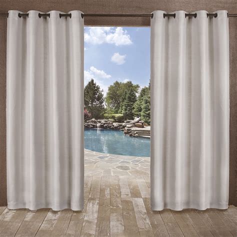 Exclusive Home Curtains 2 Pack Delano Heavyweight Textured Indoor