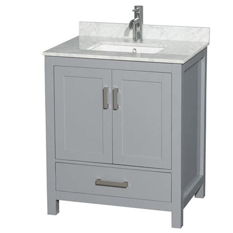 Check spelling or type a new query. Wyndham Collection Sheffield 30-in Gray Single Sink ...