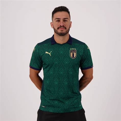 Não aceito oferta e nem troca. Camisa Puma Itália Third Renaissance 2020 - FutFanatics