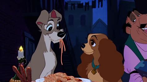 Lady And The Tramp Bella Notte Famous Spaghetti Scene Youtube
