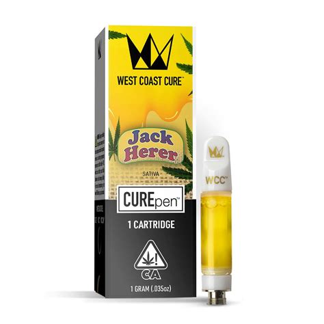 West Coast Cure Jack Herer Curepen Cartridge G Weedmaps