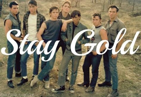 Hoping you enjoyed this as much as i did making this. Stay gold, ponyboy - the outsiders, S.E. Hinton | The outsiders, The outsiders quotes, Outsiders ...