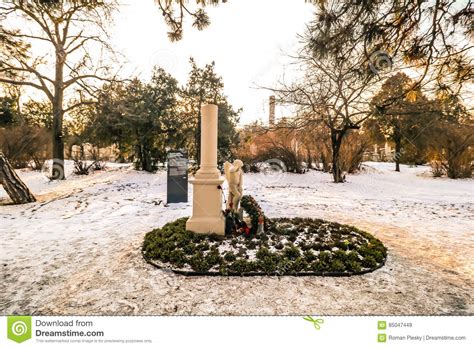 The Tomb Of Wolfgang Amadeus Mozart Editorial Stock Image Image Of