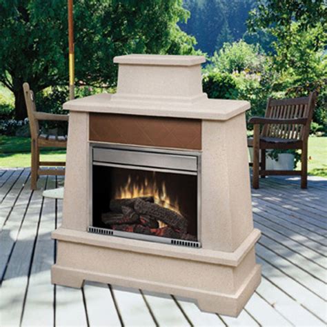 Outdoor Electric Fireplaces Foter