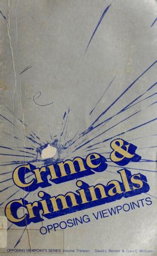 Crime And Criminals 1977 Edition Open Library