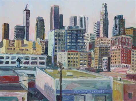 John Kilduff - 8th and Broadway, Painting, Oil on Canvas For Sale at