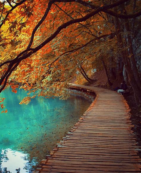 Plitvice Lakes National Park Croatia Awesome Autumn Photo By Kenan