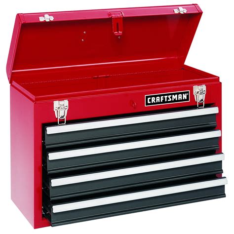 Craftsman Red 4 Drawer Metal Chest Big Tool Storage From Sears