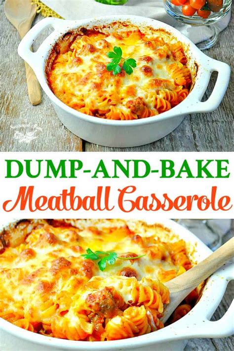 Healthy dump and bake recipes. Dump and Bake Meatball Casserole | Recipe | Meatball ...