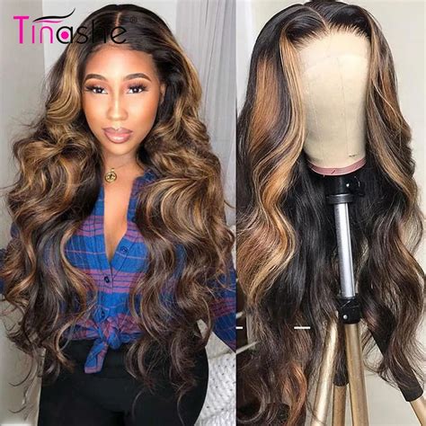 Tinashe B Highlight Wig Human Hair Hd Transparent Lace Frontal Wig
