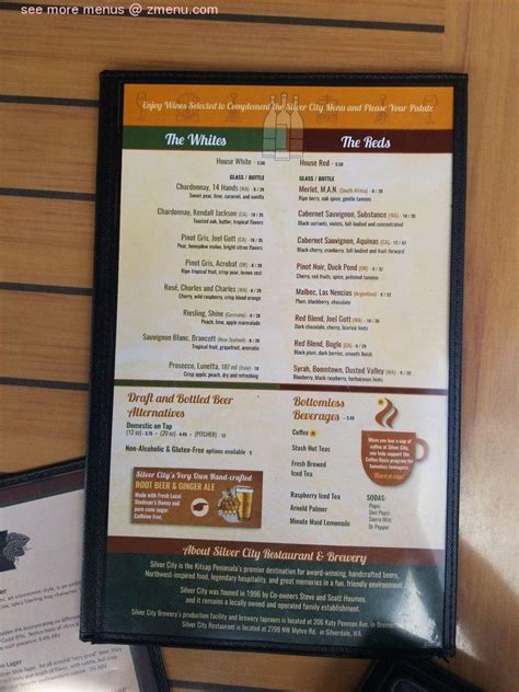 Perfect to cook for for 1 or 2 people or even a group. Online Menu of Silver City Restaurant & Brewery Restaurant ...