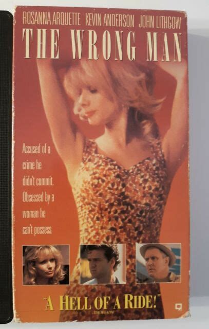 The Wrong Man Vhs 1993 For Sale Online Ebay