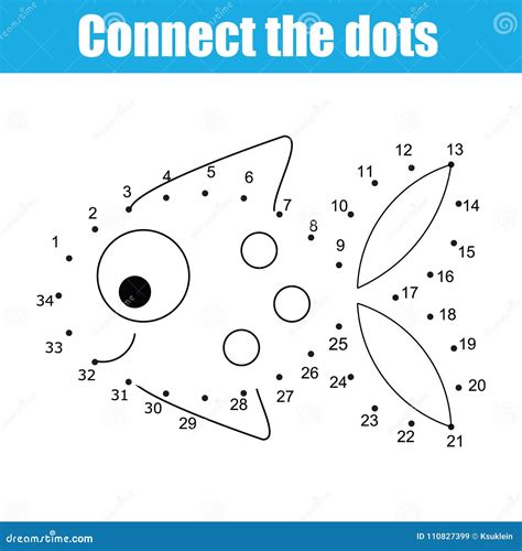 Fish Animal Printable Dot To Dot Connect The Dots Numbers 1 15 Dot Vrogue