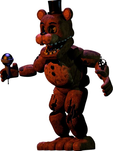 Withered Freddy Full Body Render