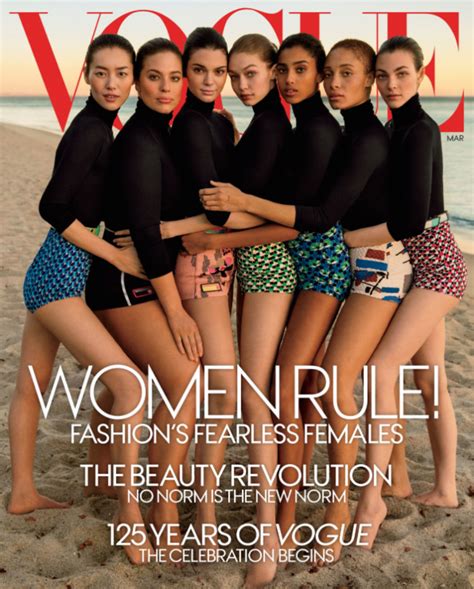 women rule vogue cover the hollywood gossip