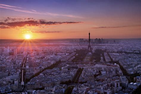 Paris Sunset Image Gallery