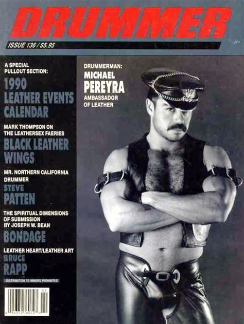 Drummer Magazine Issue 136 Drummer Cover Male Leather